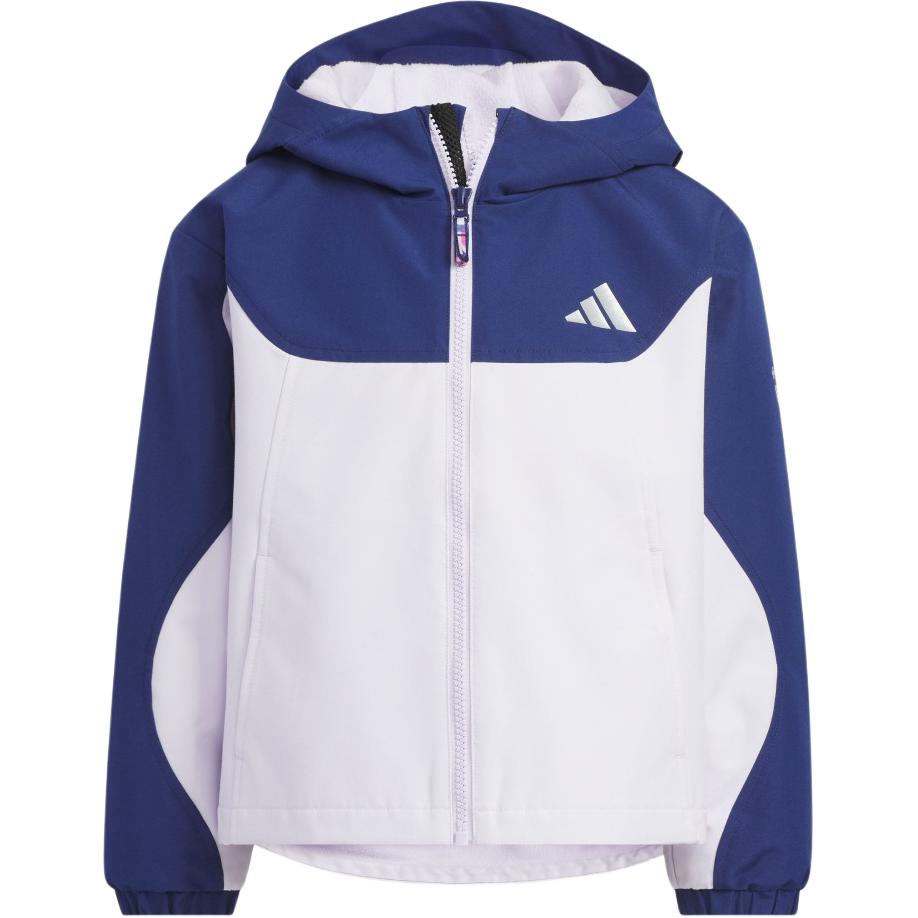 Куртка спортивная синяя для детей 3-7 лет Adidas — фото 2