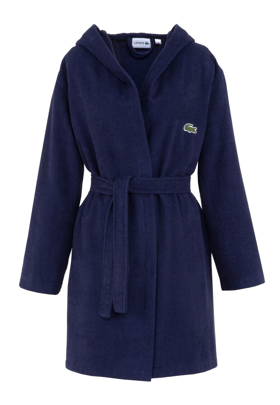 

Халат LACOSTE Short Bathrobe, темно-синий