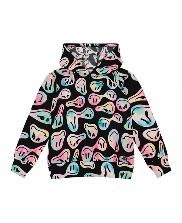 

Детская флисовая толстовка с капюшоном для девочек - для детей постарше Deux Par Deux, черный