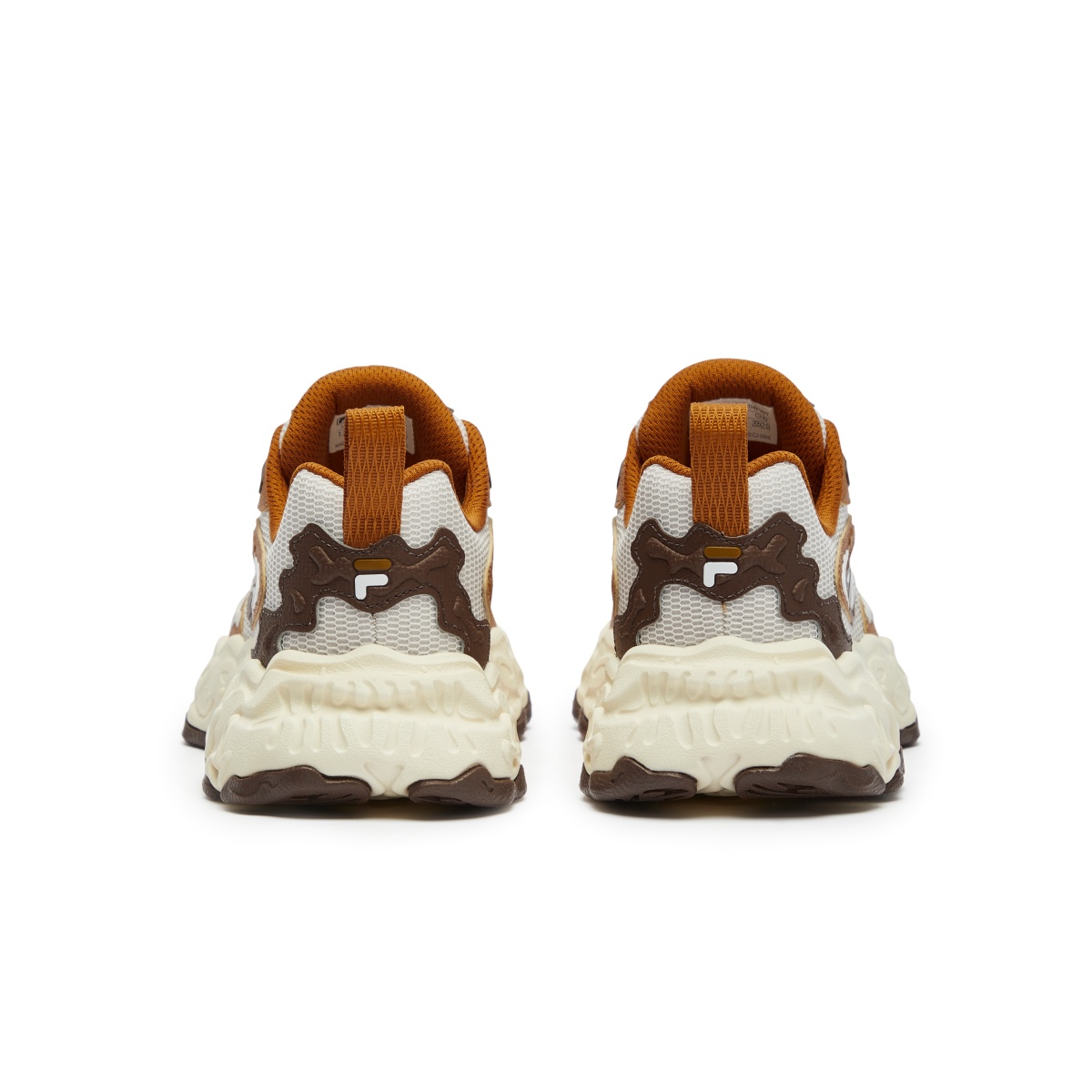 Легкие кроссовки с амортизаторами для детей и подростков FILA KIDS, белый/серый/коричневый — фото 4