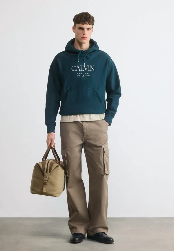 Худи премиум-класса с графическим принтом Calvin Klein, Nurture Navy — фото 2