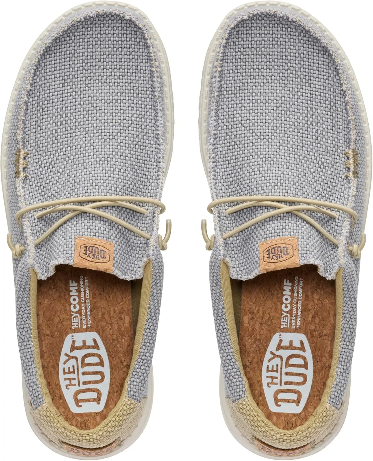 Туфли HEYDUDE Slip On Wally Braided 1YF - Sunflower 40, Gray — фото 2