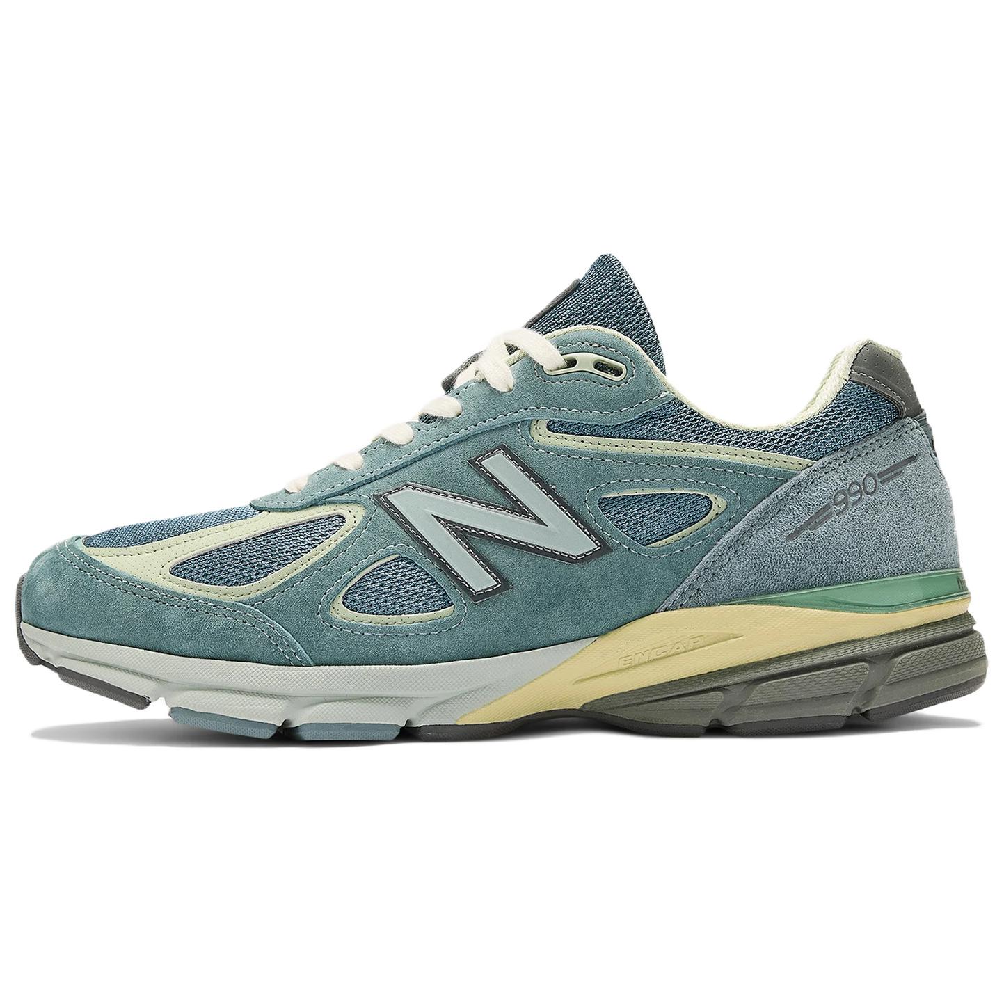Кроссовки 990v4 MiUSA Auralee Blue New Balance, Navy Blue