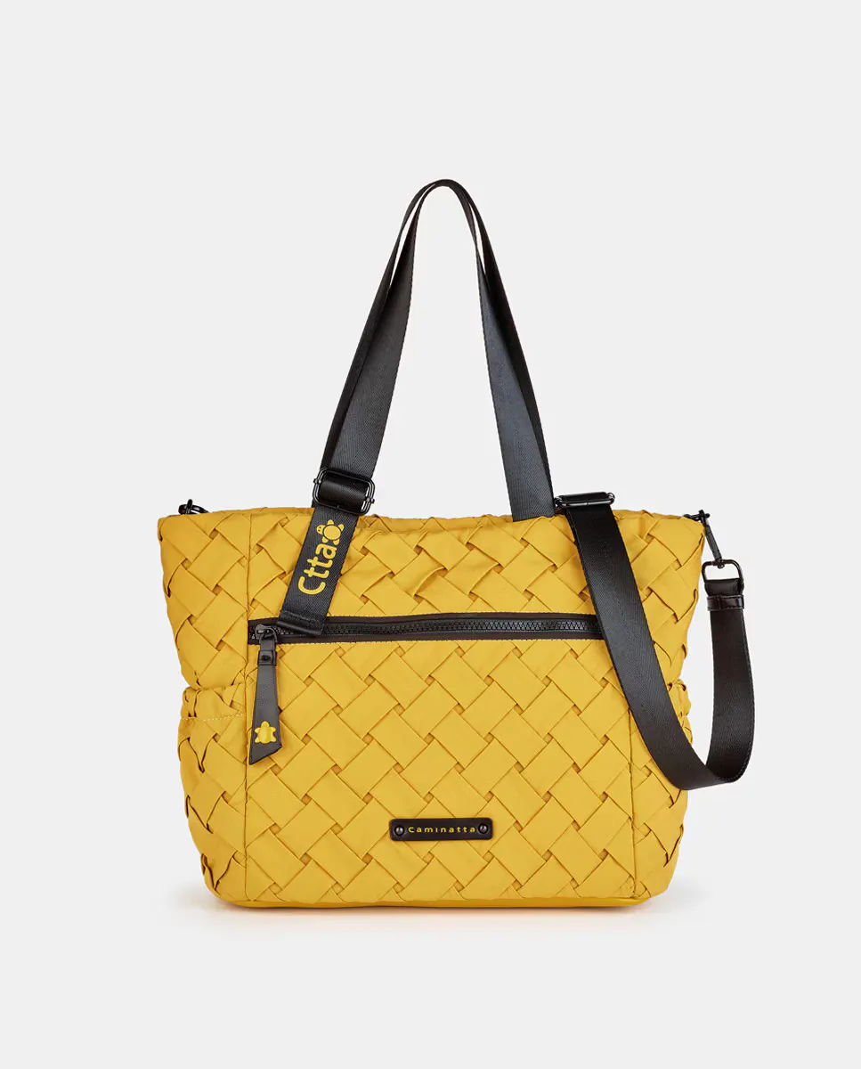 

Сумка Shopping en color mostaza Caminatta, горчичный