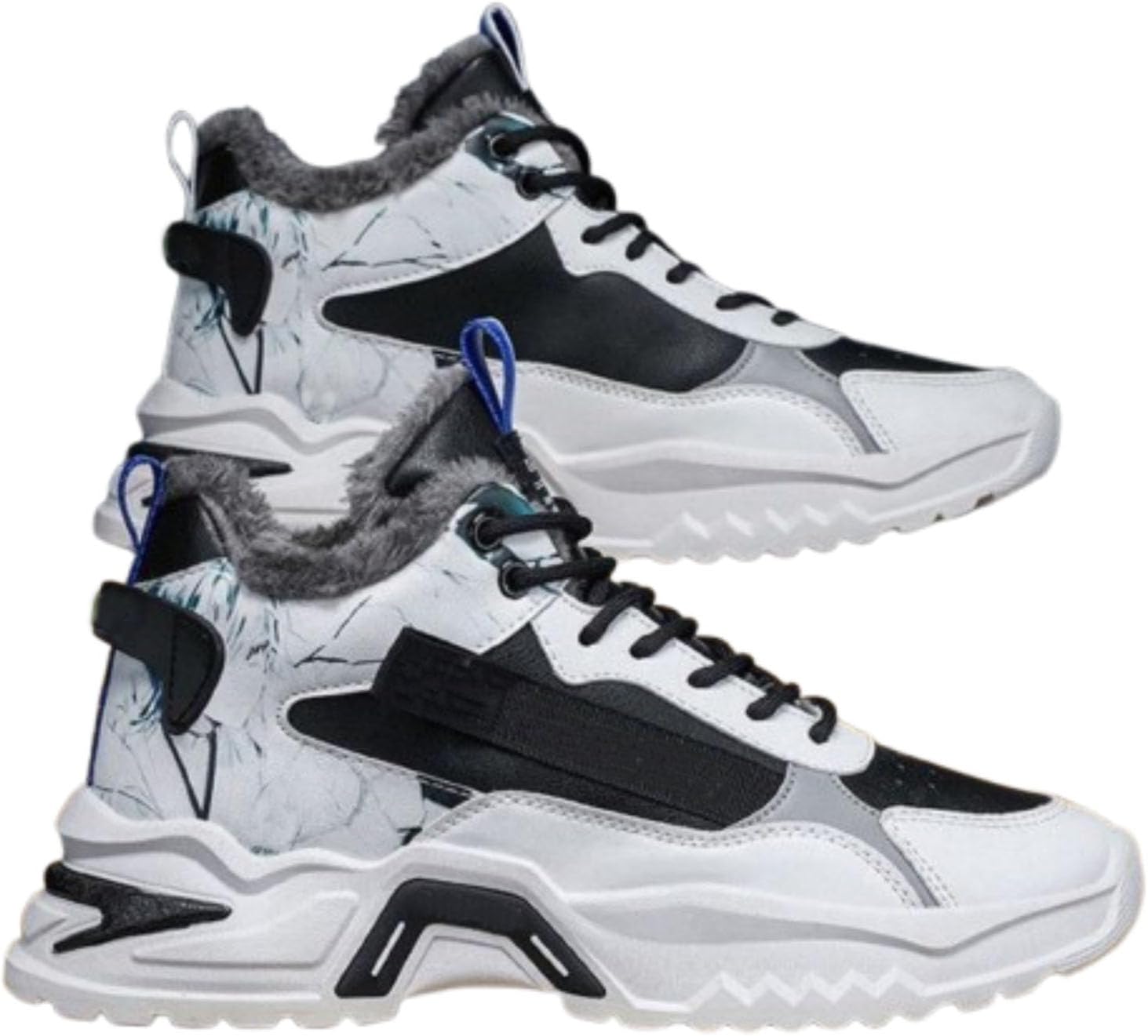 

Мужские кроссовки с толстой подошвой для бега с дышащей конструкцией для тренировок в зале, спортивные кроссовки с улучшенной амортизацией и поддержкой Generic, черный