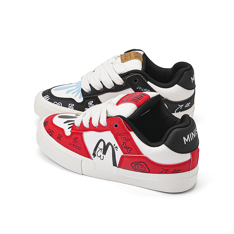 

Кроссовки MINISO Skateboarding Shoes Unisex Low-top, цвет Mismatched