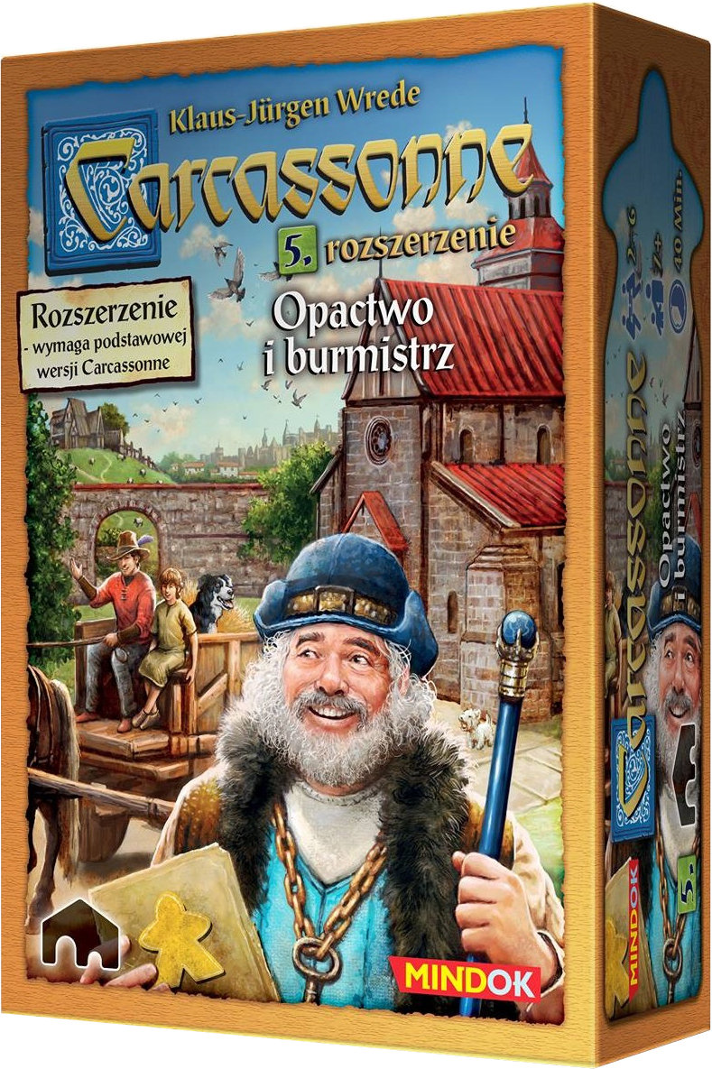 

Каркассон: Аббатство и мэр, пакет расширения, Издание 2.0, Бард Bard