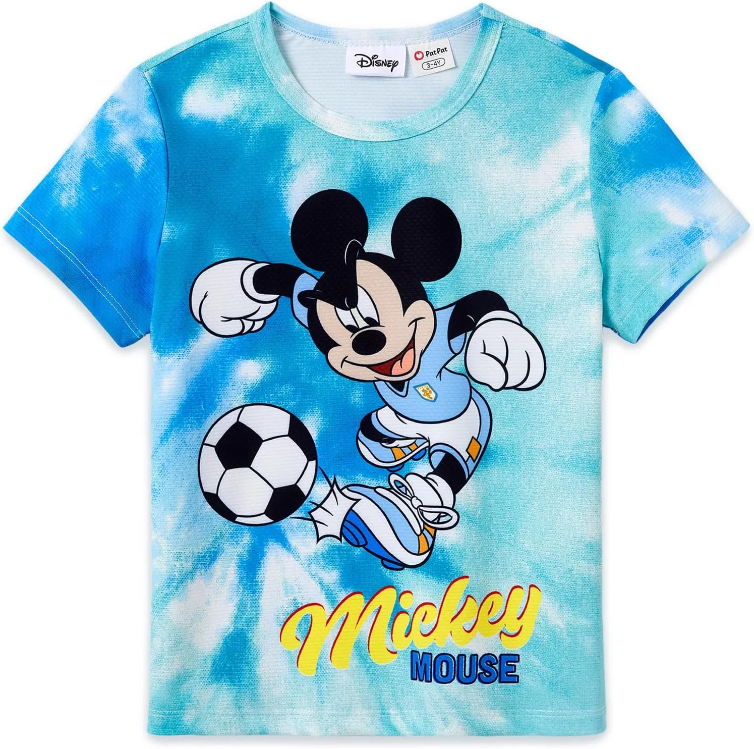Футболка с принтом Mickey Mouse, Disney, для мальчиков, 2-9 лет, цвет Mickey Mouse