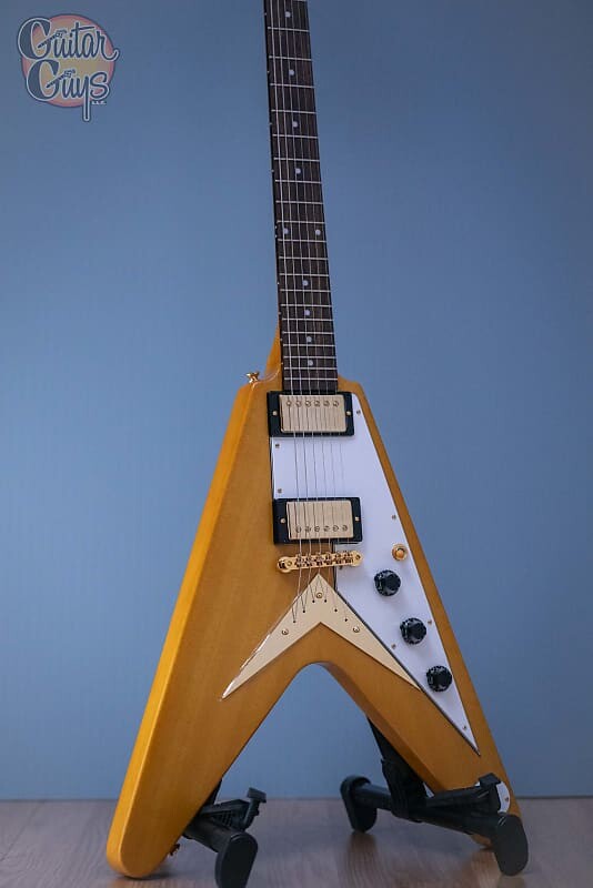 

Электрогитара Epiphone 1958 Korina Flying V Aged Natural
