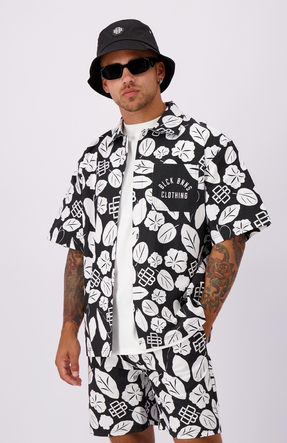 

Богемная рубашка Black Bananas, черный