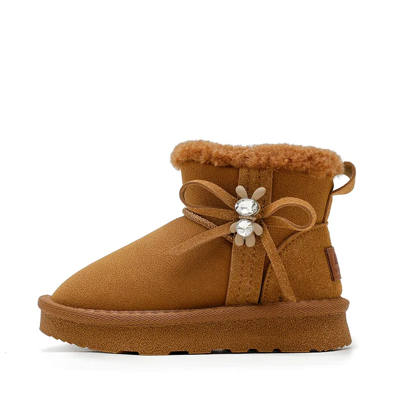 Сноуботы Warrior Thermal Kids', коричневый
