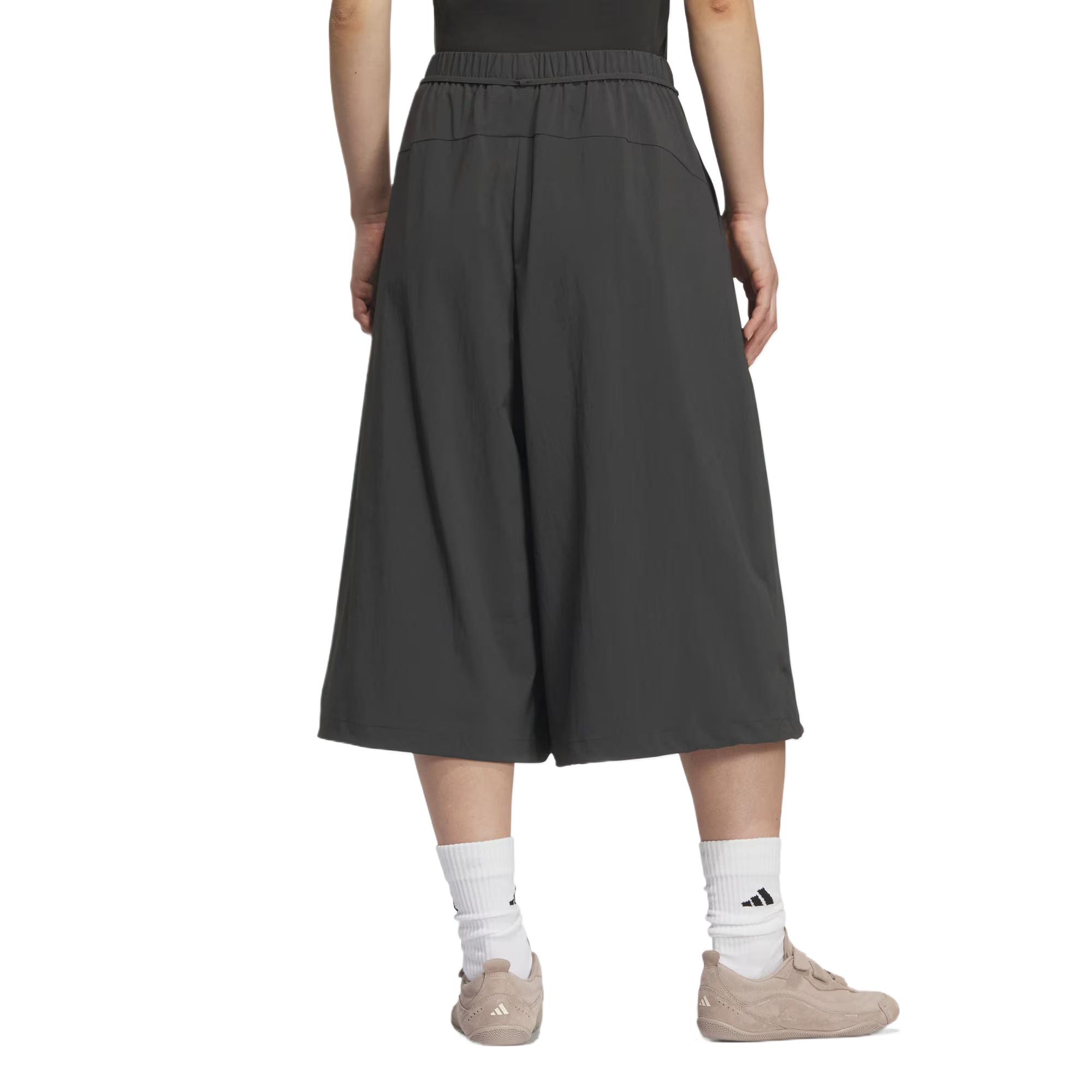 Adidas FOS FUTURE STYLE плетеная юбка-шорты Casual женские Carbon Black — фото 3