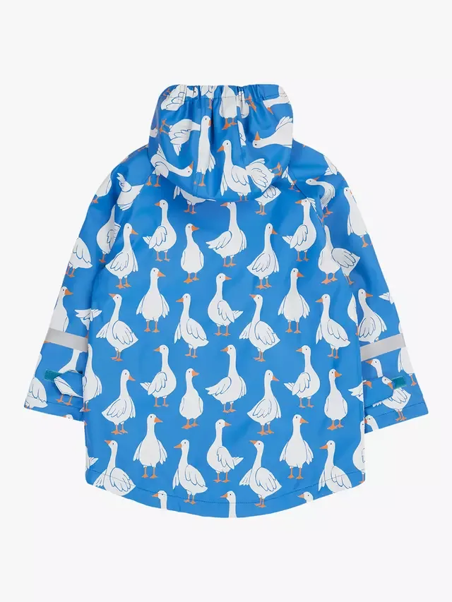 Детский дождевик с принтом Puddle Buster, кобальтово-разноцветный Frugi — фото 3
