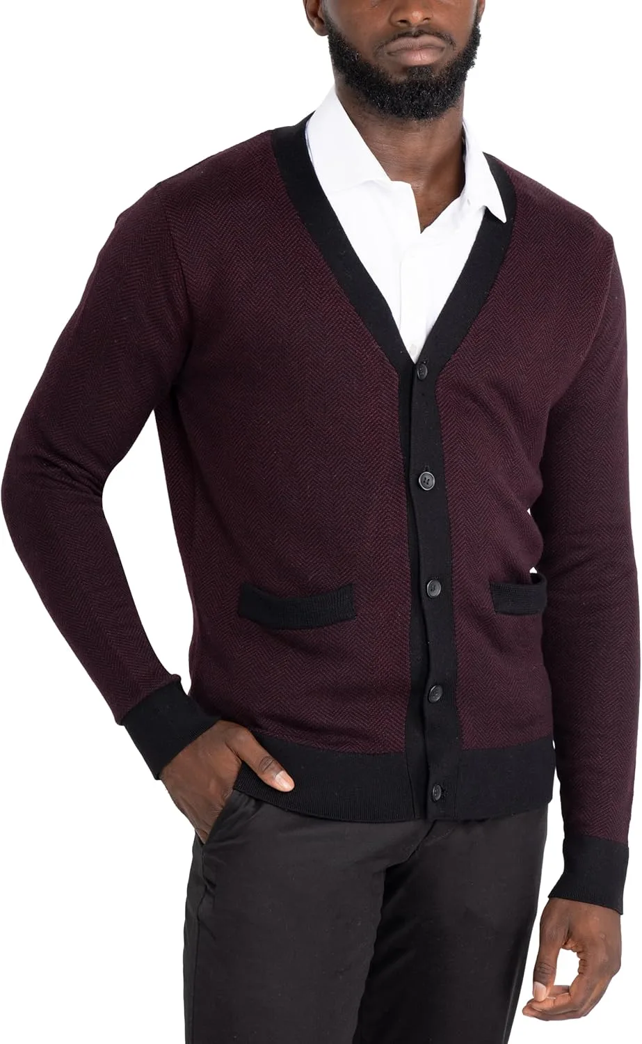 

X RAY мужской кардиган, шаль воротник, кабельная вязка