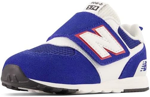 

Кроссовки New Balance 574 New-b для маленьких мальчиков на липучке, белый/красный