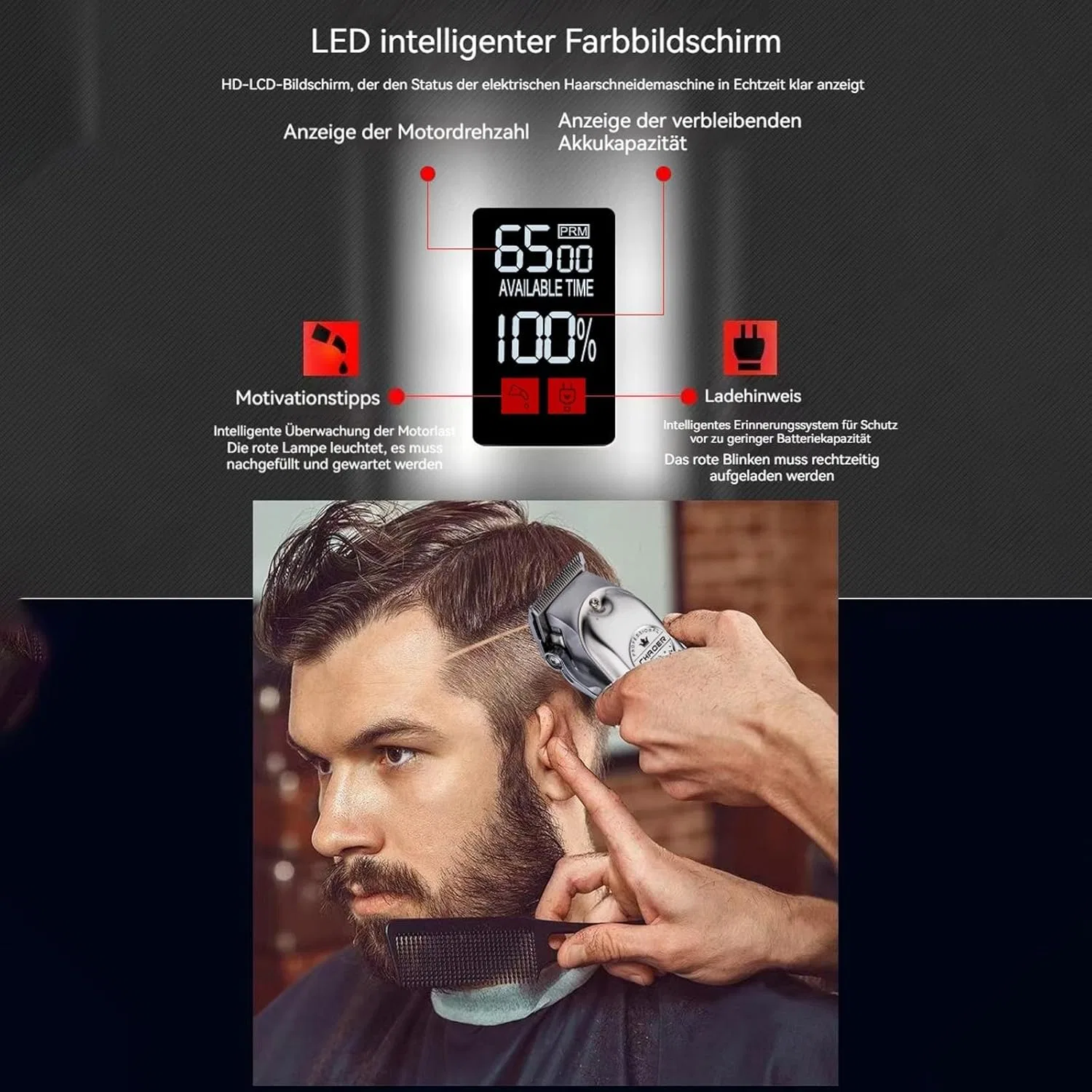 Триммер для волос и бороды ProTrim 2.0 Snrtevu, Black — фото 4