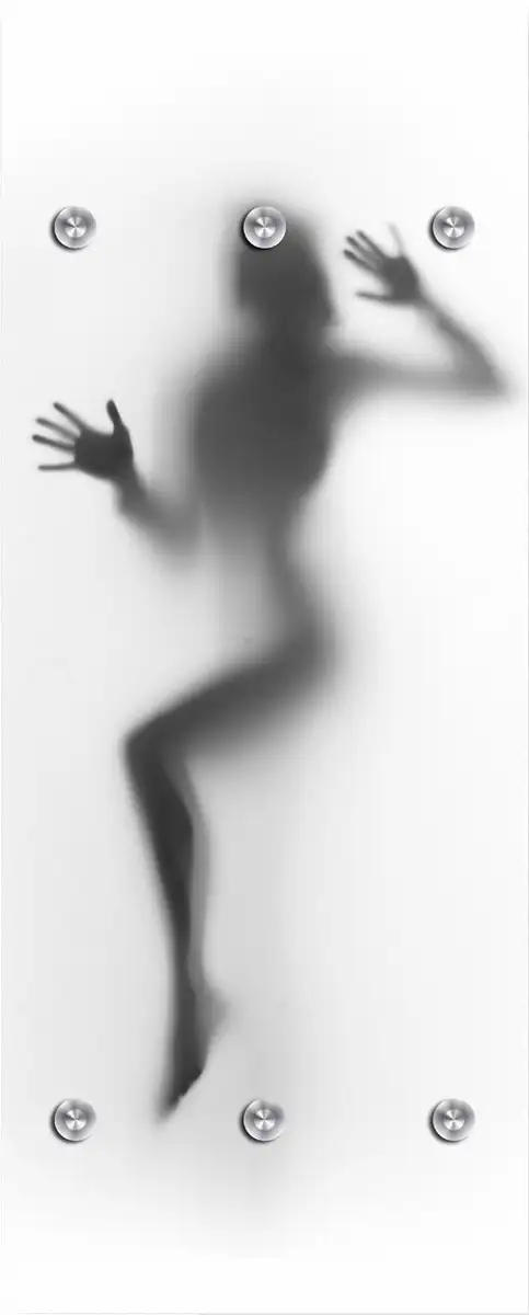 

Вешалка Queence "Woman Blurred" с 6 крючками, 50 x 120 см 50х120х10 см, серый/белый