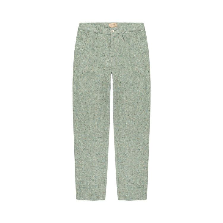 

Брюки Gucci Kids Straight Leg Tweed Pants, Green