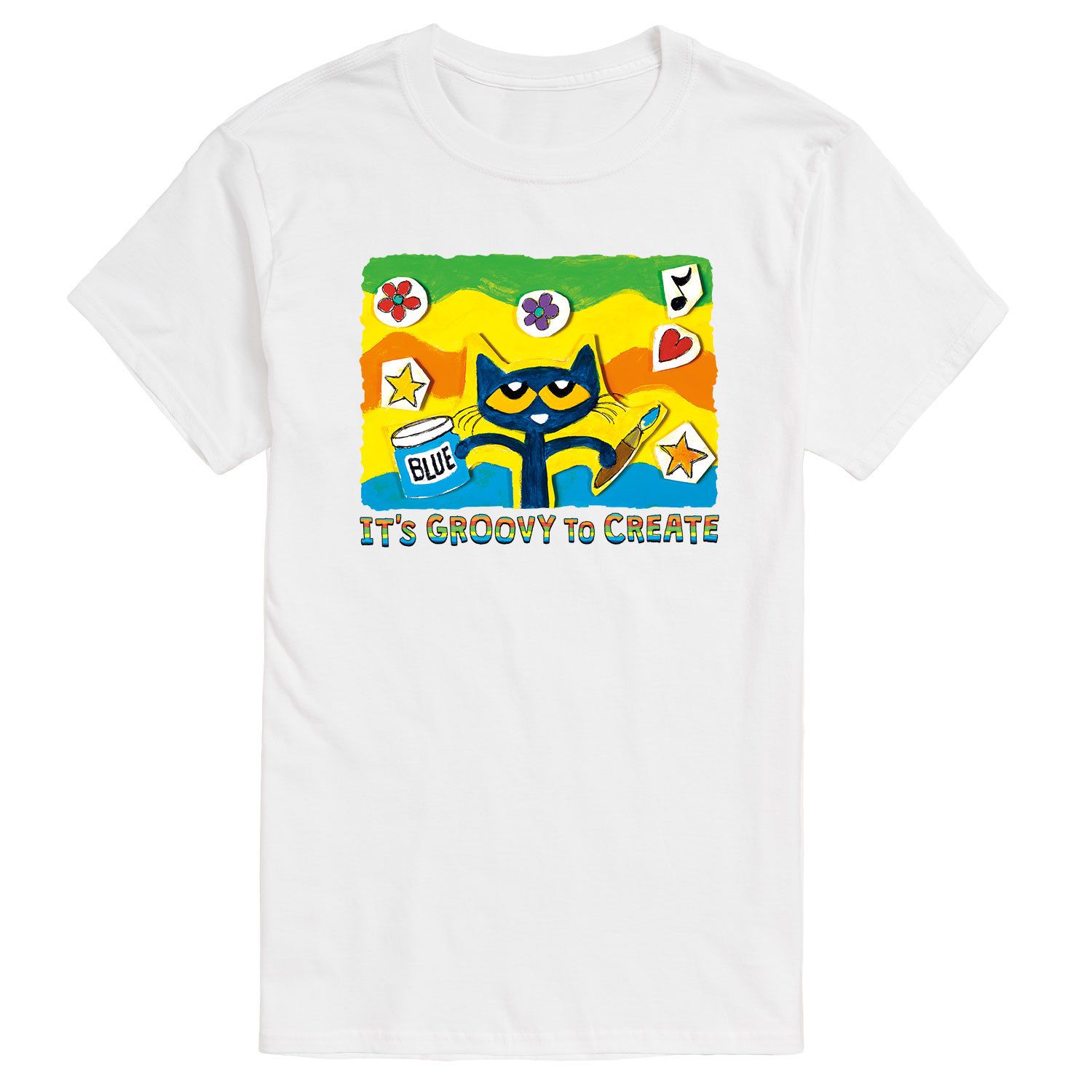 

Мужская футболка Pete The Cat Groovy To Create Licensed Character