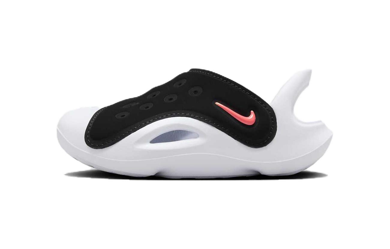 

Nike Aqua Swoosh Sandal TD 'Black Hyper Orange' Черный Белый