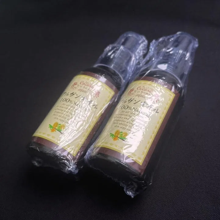 Масло для лица и тела Argan Oil 100% Organic, 2 флакона по 60 мл, Cocoro Cosme Kokoro Cosmetics — фото 2