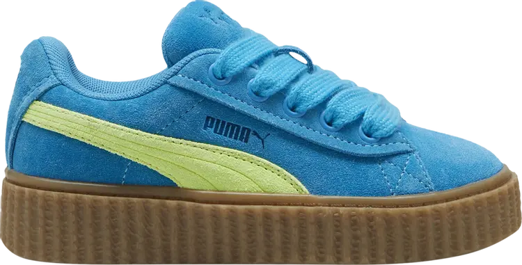 

Кроссовки Fenty x Creeper Phatty Little Kid 'Speed Blue Lime', синий