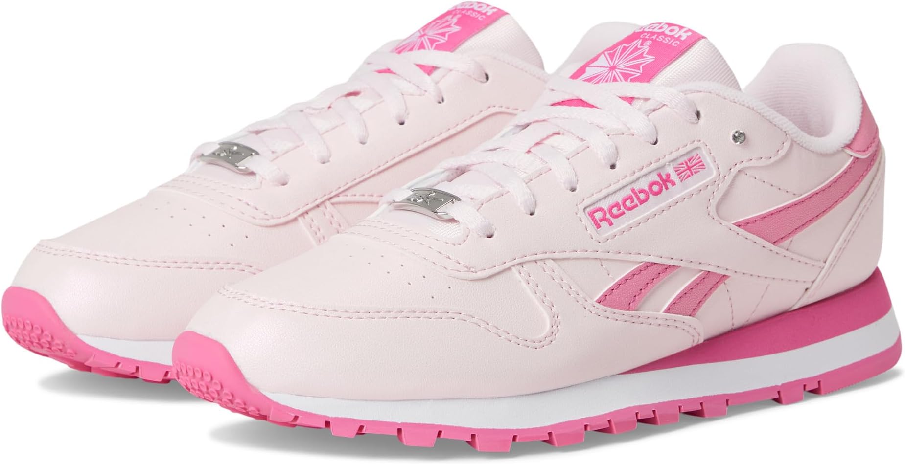 

Кроссовки Reebok Kids Classic Leather, Frosted Berry/True Pink/White