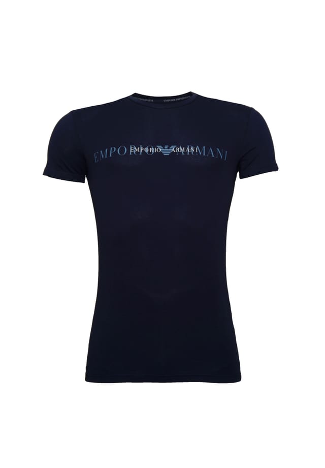 

Футболка с коротким рукавом Emporio Armani, синий