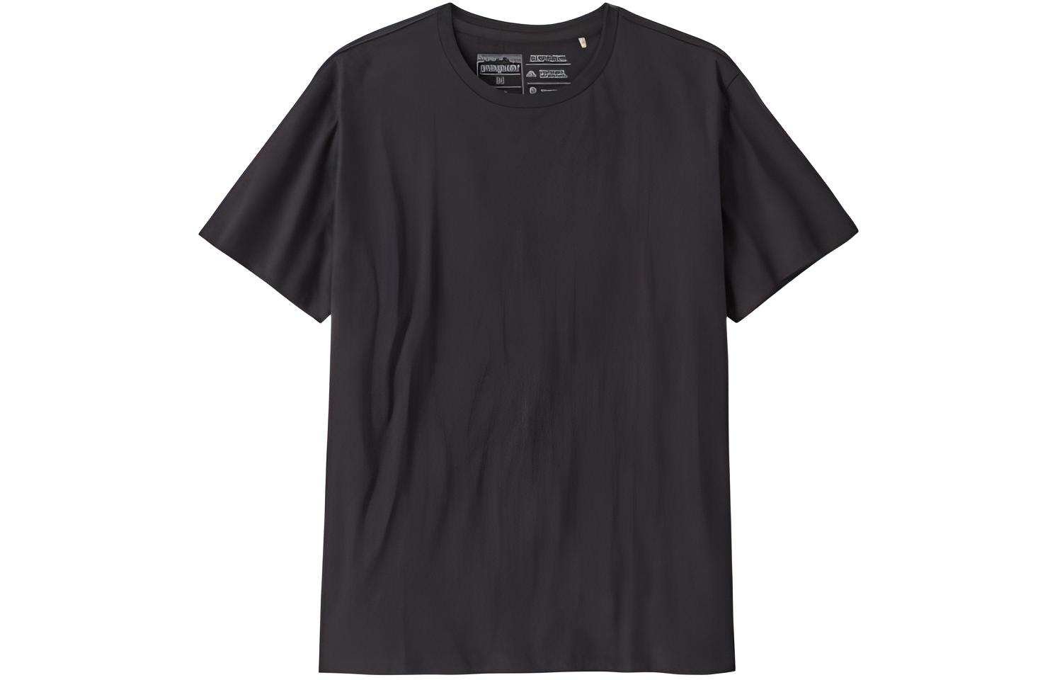 

Футболка с круглым вырезом из хлопка Patagonia, черный