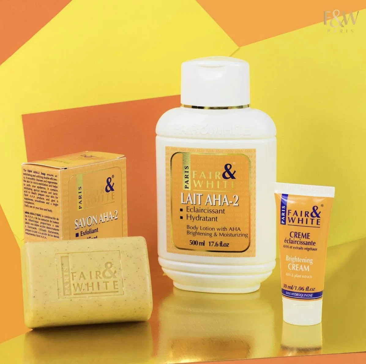 Отшелушивающее и осветляющее мыло с AHA от Fair & White, 200 г Fair & White — фото 3