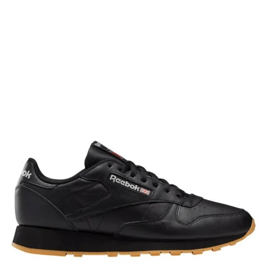 Кроссовки Reebok Classic Leather в ретро-стиле, черный
