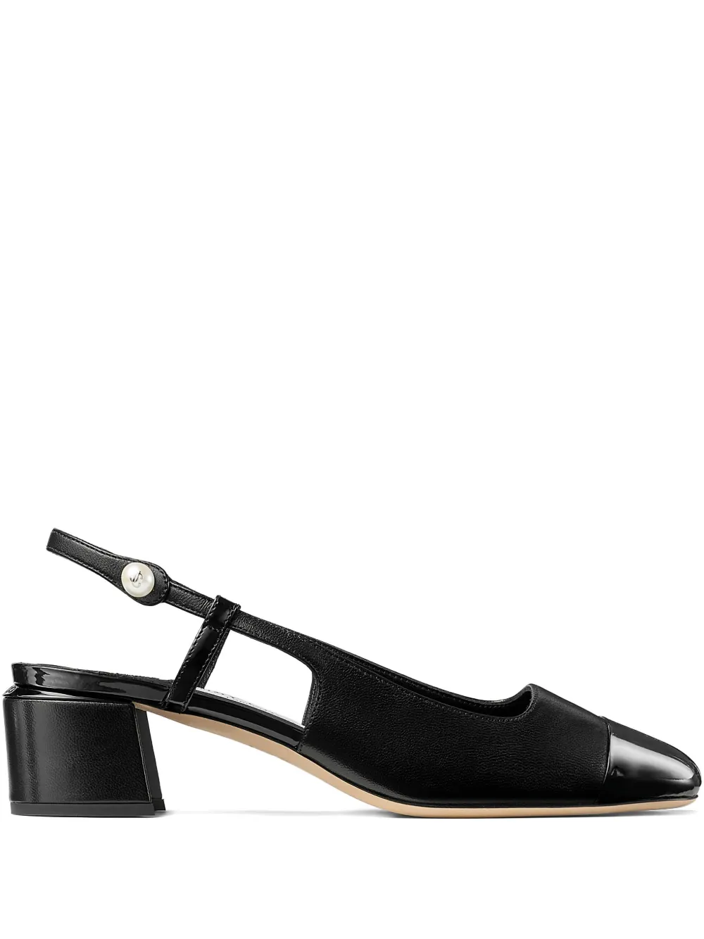 Туфли Elisa 45 с ремешком на пятке JIMMY CHOO, черный