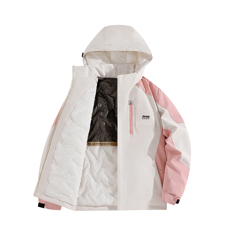 

JEEP SPIRIT Пуховик Unisex, Women's Pink White