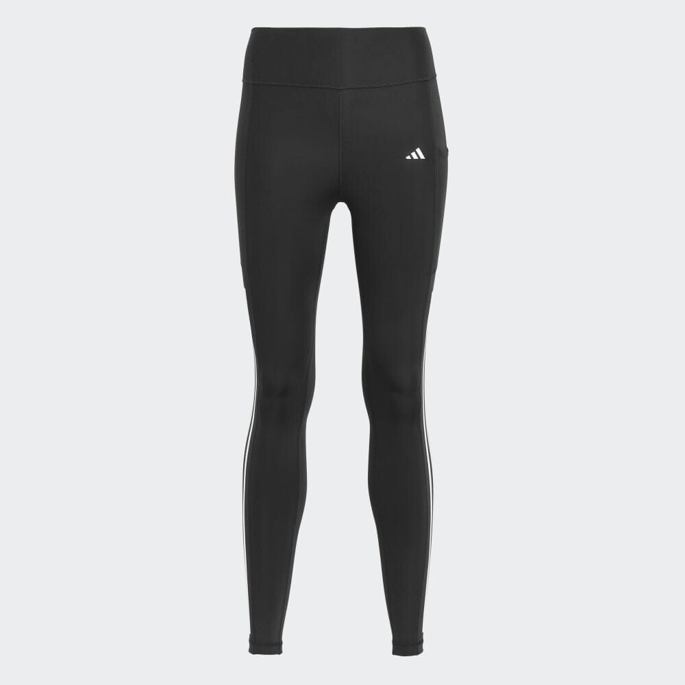 

Тайтсы Adidas OPTIME Three Stripes Full Length Leggings, черный