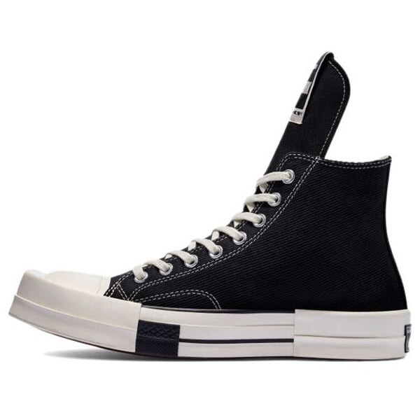 

Кроссовки rick owens x turbodrk chuck 70 high 'black' Converse, черный