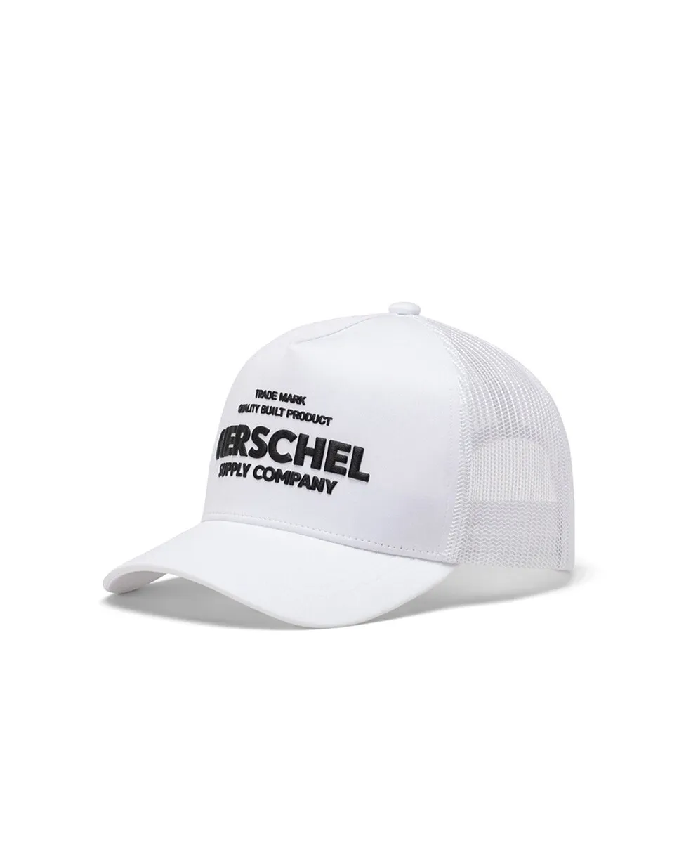 

Кепка Whaler Tall Mesh Shop в белом цвете Herschel, белый