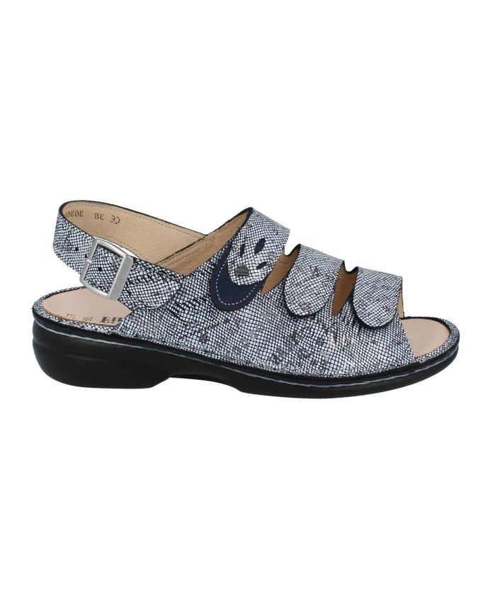 

Удобные сандалии среднего синего цвета. Finn Comfort, синий