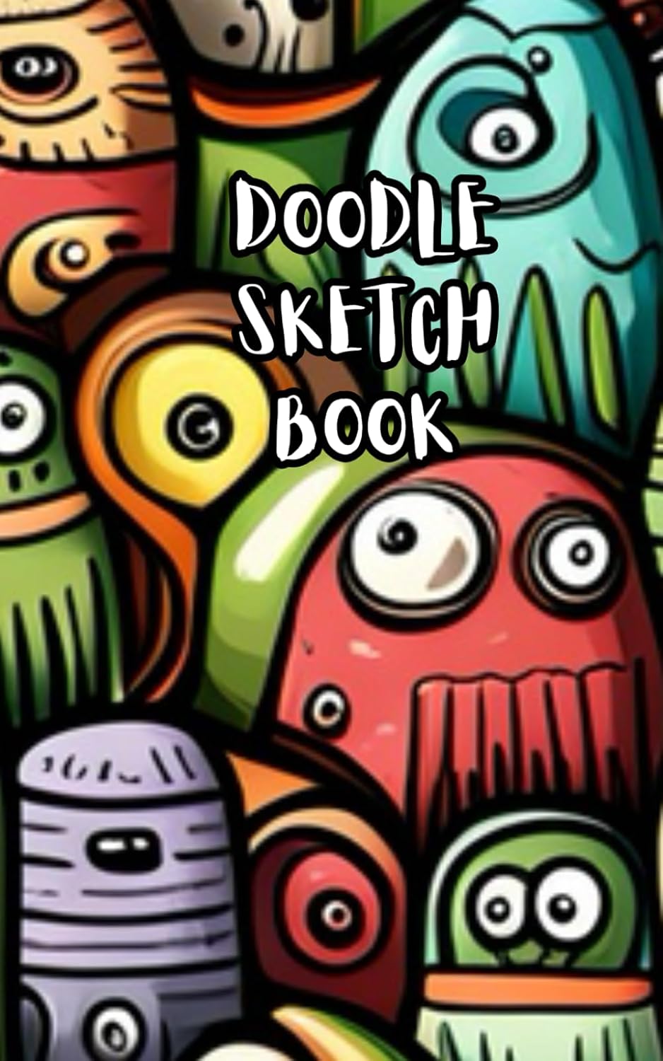 

MONSTER , DOODLE SKETCH BOOK, NOTPAD, NOTBOOK, MEMO, BLANK PAGES,