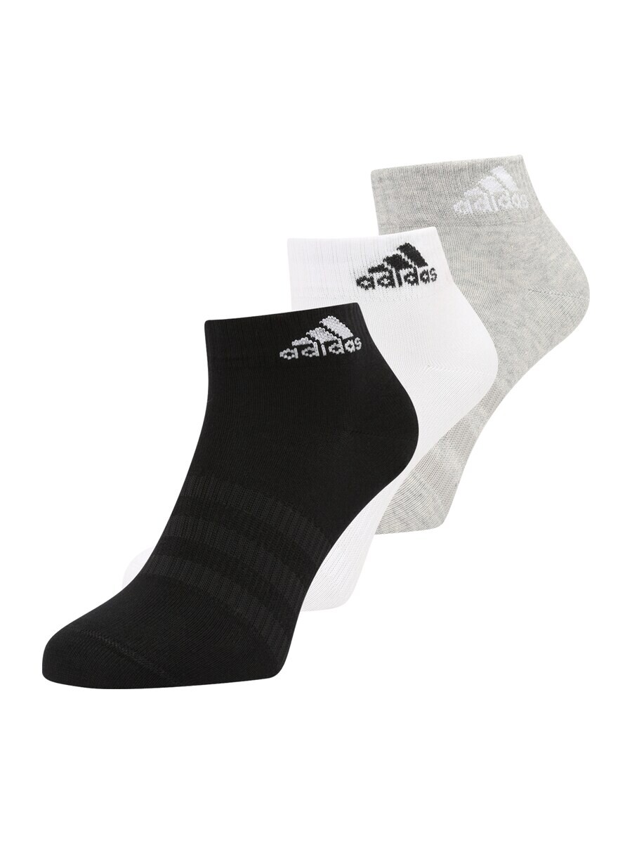 

Носки ADIDAS SPORTSWEAR Athletic Socks Thin And Light, пятнистый серый/черный/белый