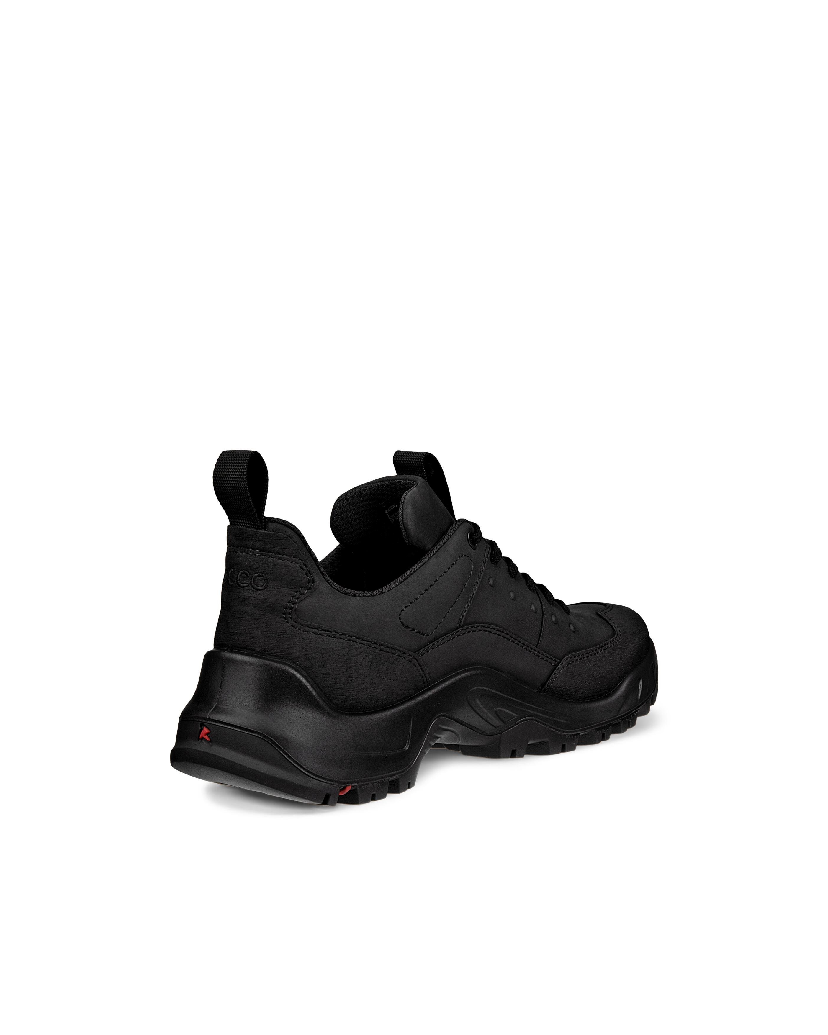 Мужские водоотталкивающие низкие кеды ECCO для бездорожья, BLACK/BLACK — фото 4