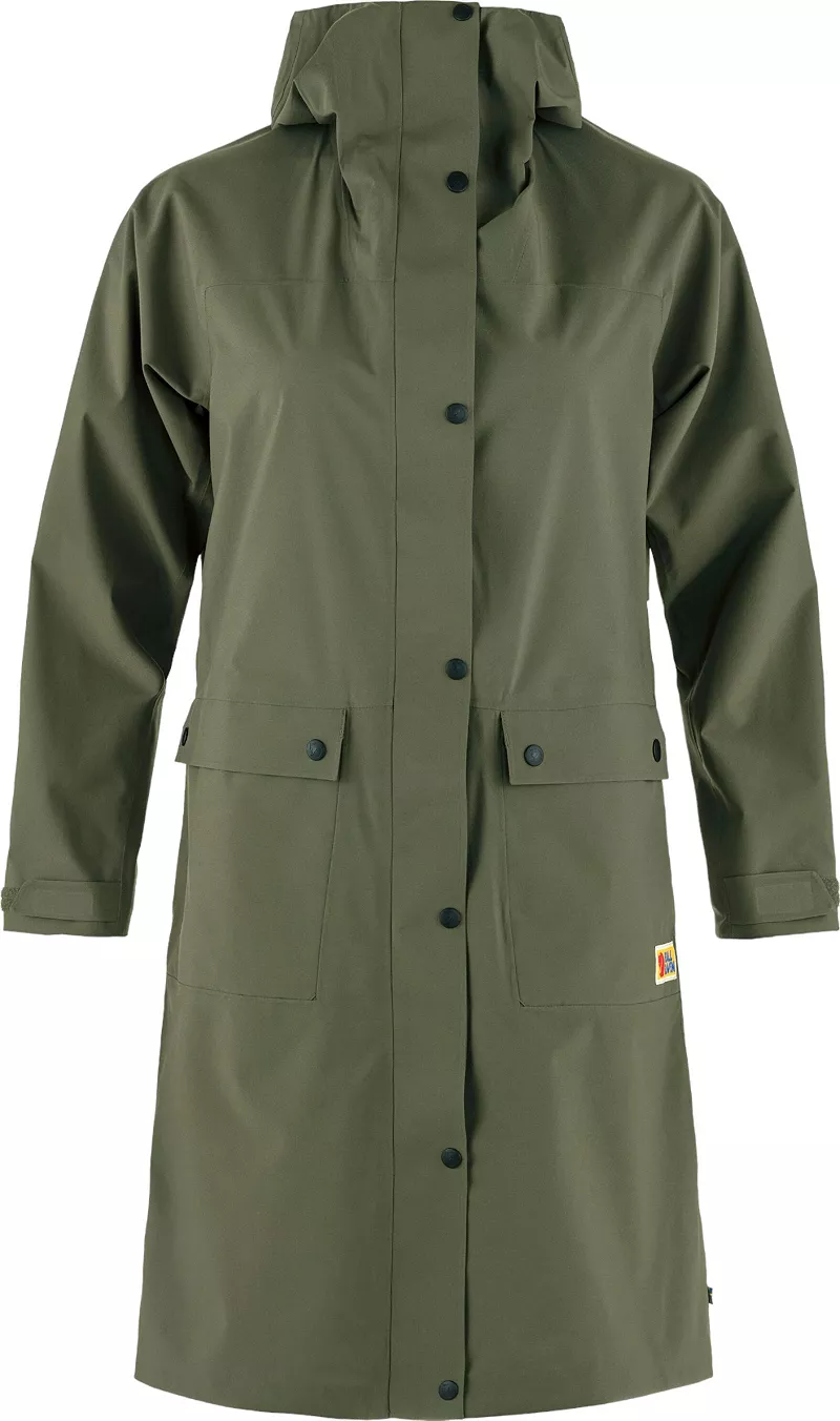 

Женская повседневная непромокаемая парка Fjallraven, цвет Laurel Green