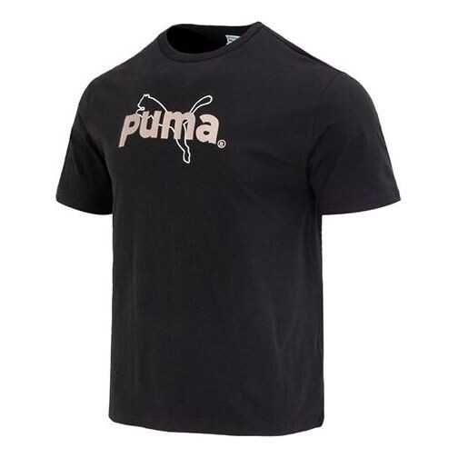 

Футболка team graphic shirt 'black' Puma, черный