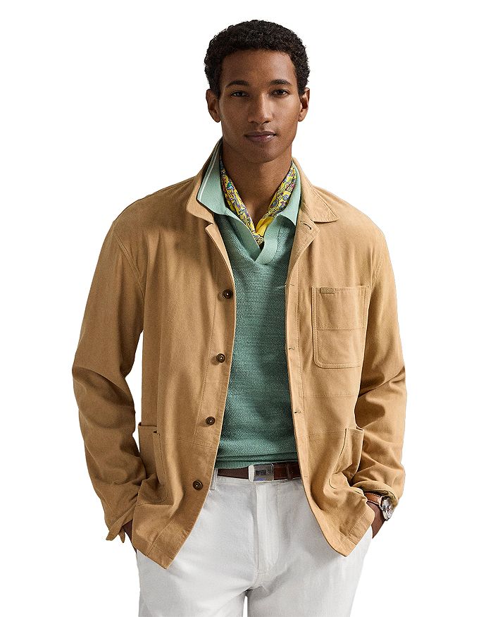 

Замшевая куртка Utility Polo Ralph Lauren, коричневый/бежевый