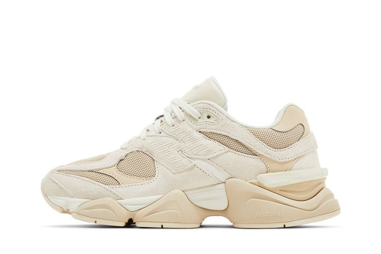Кроссовки New Balance 9060 'Beige White', кремовый — фото 4