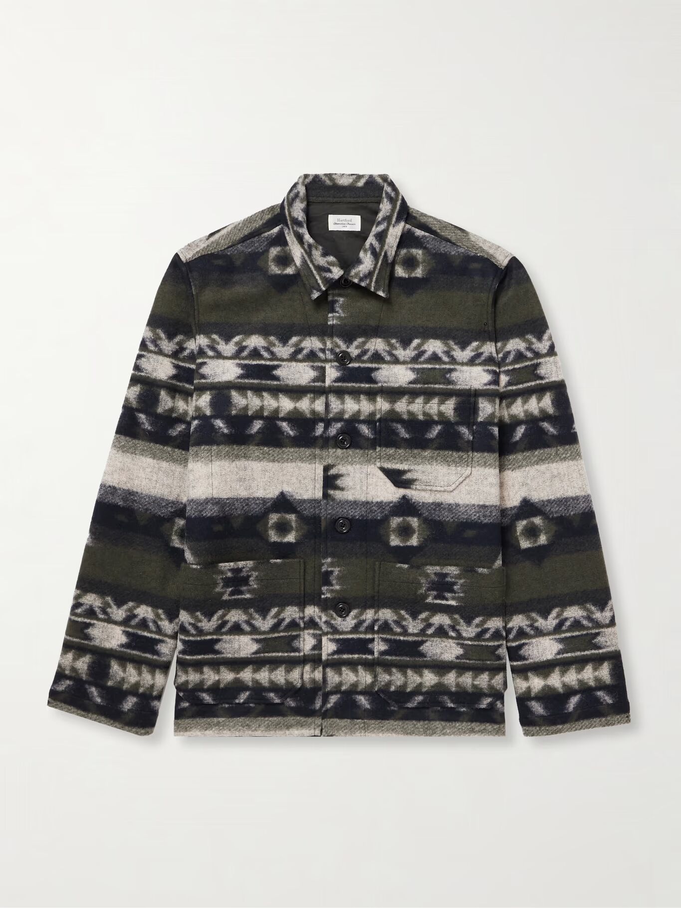 

Куртка-рубашка Perry Jacquard-Knit HARTFORD, хаки