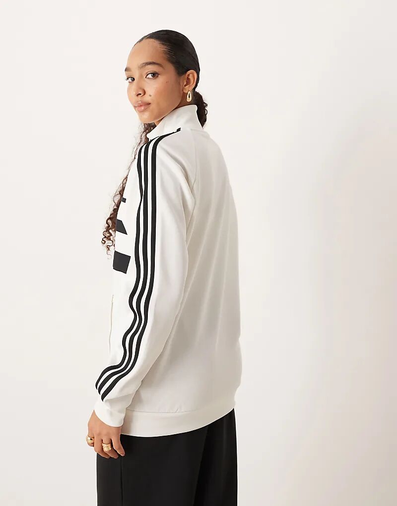 Спортивный топ Adidas Originals The First белого и черного цветов — фото 2