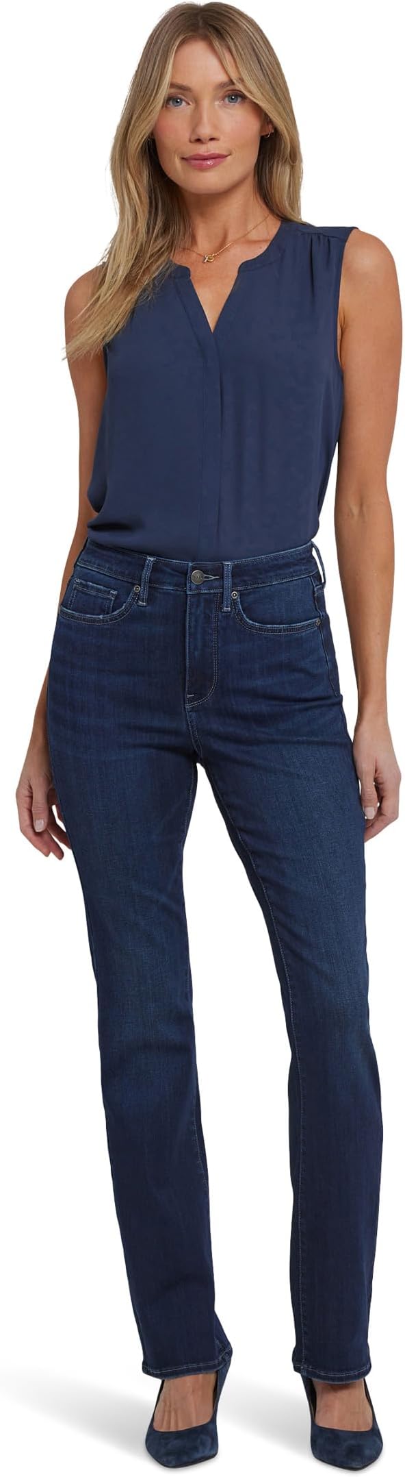 

Джинсы NYDJ Petite Billie Bootcut Jeans, цвет Ink Skyline