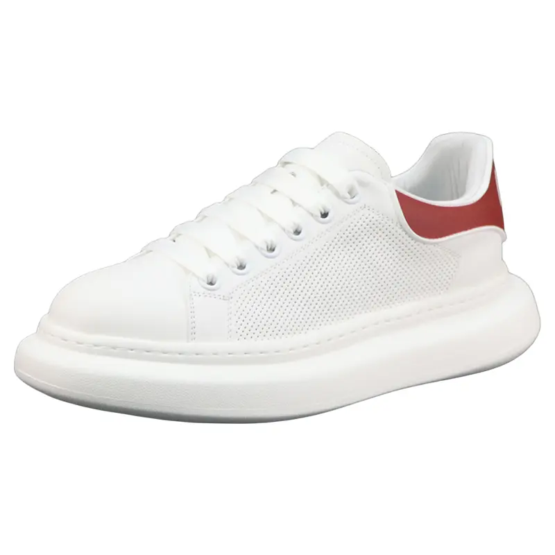 

ZUOSAISI Низкие скейтбордские кроссовки мужские бело-красные, цвет White Red