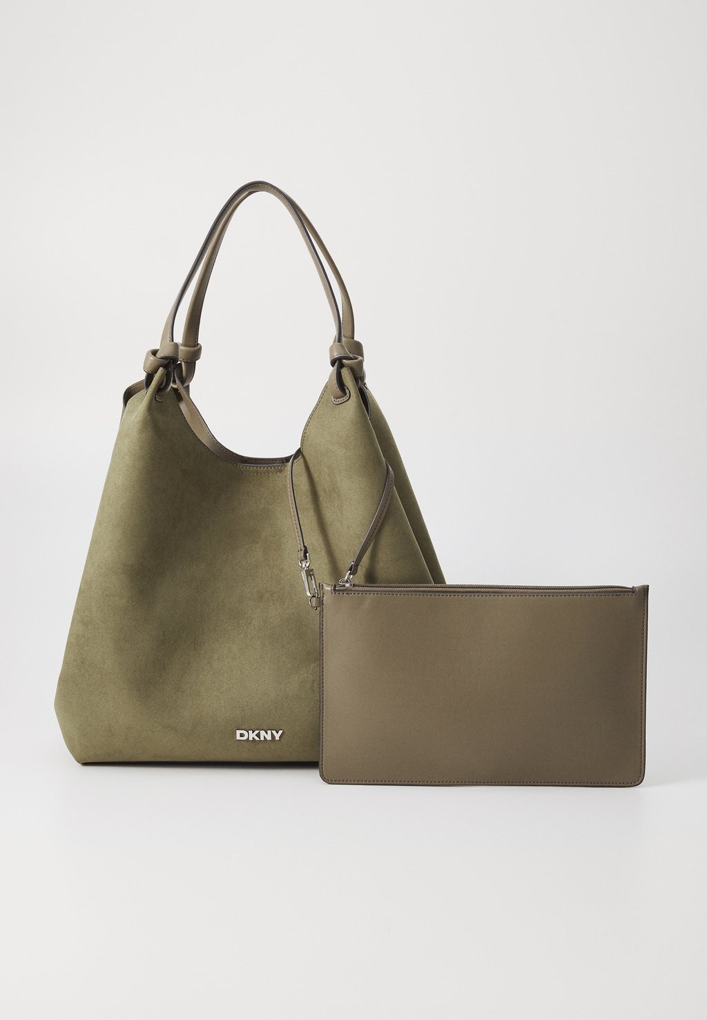 

Сумка-тоут PAULA COMMUTER LARGE TOTE SET DKNY, цвет Utility Green