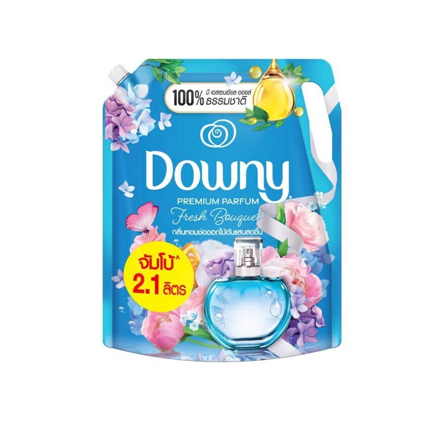 

Downy Концентрированный кондиционер для белья Premium Parfum Сменный блок «Свежий букет», 2,1 л, Blue